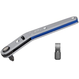 ANEX Ratchet Screwdriver, Offset Type, Downhead Type, Set of 2 Bits