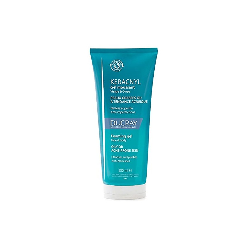 DUCRAY Keracnyl Wash Gel, 200 ml Gel