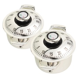 iplusmile 2pcs Mechanical Countdown Timer for Cooking and Baking User Friendly Manual Kitchen Timer with Loud Alarm for Home and Restaurant Use Easy Operate