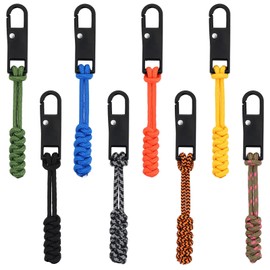 NOVWANG 8-Pack Zipper Pull Replacement Set,Detachable Zipper Pulls