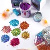 Ceya Holographic Chunky Glitter 3.5oz/100g Rose Red Craft Glitter Mixed