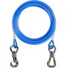 Tresbro 30FT Reflective Dog Tie Out Cable for Dogs Up