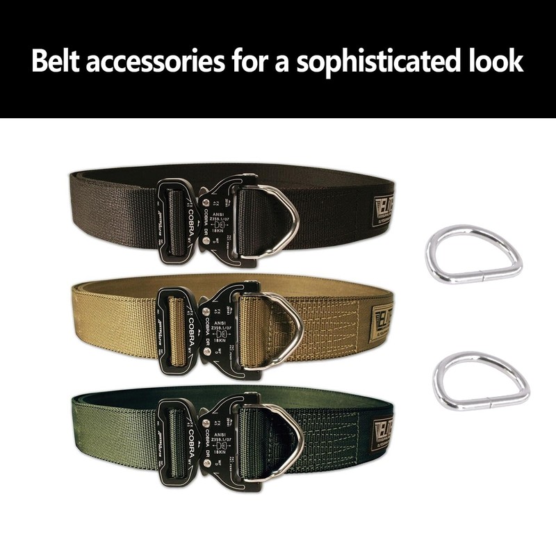 30 Pieces D Ring, Metal D-Ring Buckles, Metal Half Round