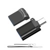 EASTBULL 32GB USB3.0 FAT32 Small Flash Drive with a USB-C