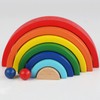 Colorful Building Blocks Educational Interesting Preschool Wooden Stacking Blocks for