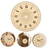 COHEALI 2pcs Aluminum DIY Clock Dial Replacement Roman Numeral Design