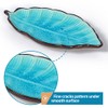 Sanbege 2 Pack Leaf Spoon Rest, Ceramic Ladle Holder, Modern
