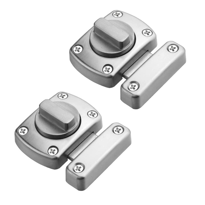 XINMEIWEN 4Pack Rotate Bolt Door Catch Gate Catches Security Door