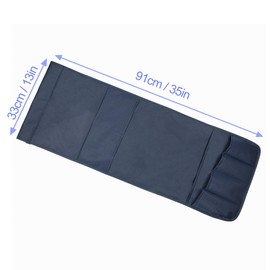 MDSTOP 5 Pockets Remote Control Holder, Magazine Rack, Space Saver Organizer, Draped Over Sofa, Couch, Recliner Armrest