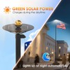 Flag Pole Light Solar Powered, 3000lm Flagpole Light Outdoor IP67