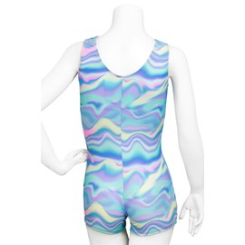 Destira - Conjunto de gimnasia de algodón para niñas, ligero, suave y transpirable, coletero a juego incluido para niños, S (6X)