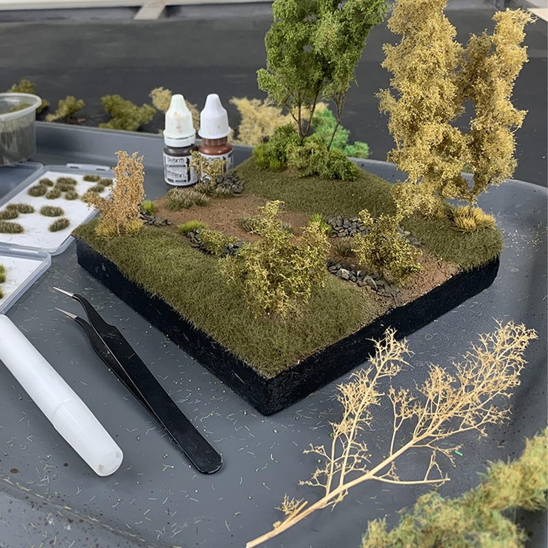 CENPEK Seafoam Trees Box Set Model Scene Materials Miniature Bushes