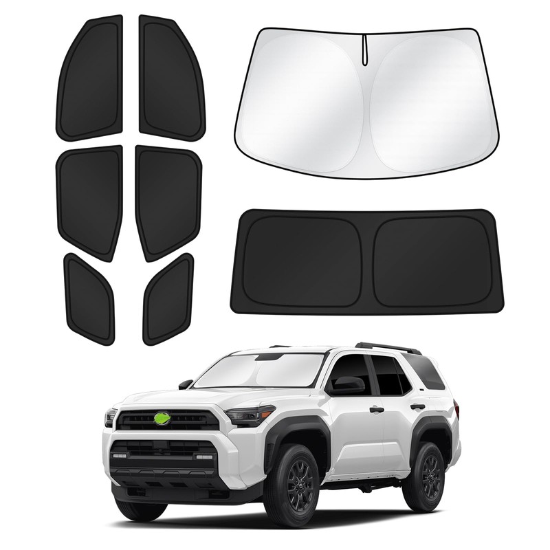Canvcle Sunshades for 2025 2026 Toyota 4Runner Accessories Windshield Sun