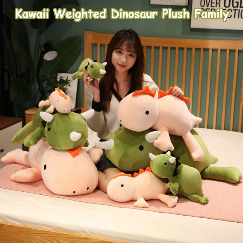 SQEQE Weighted Dinosaur Plush, Anxiety Weighted Stuffed Animals, Weighted Dinosaur