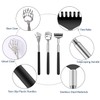 Telescoping Back Scratcher 3 Pack - Stainless Steel Extendable Scratcher