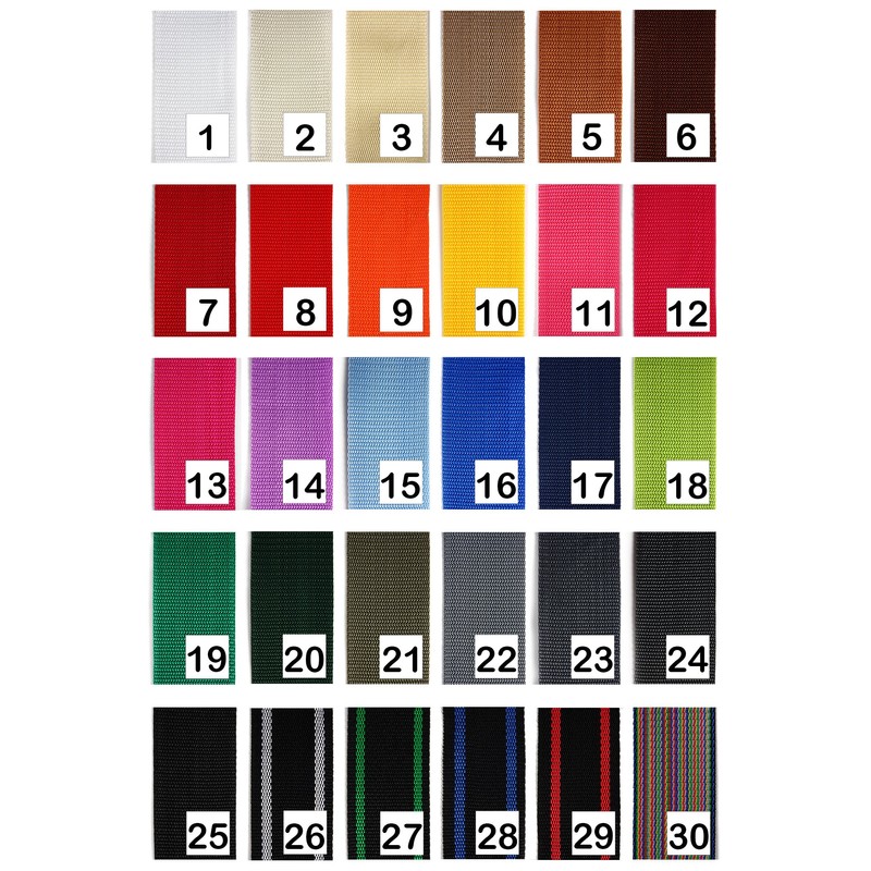 1buy3 Webbing Strap 20 mm, 25 mm, 30 mm, 40