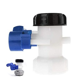 IBC Tank Tap Adapter IBC Tote Tank Valve Hose Fittings Adapter Drain Adapter Connector Replacement Valve Fitting Plastic(62mm)
