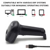 LENVII Wired 2D Barcode Scanner Handheld 1D QR Barcode Scanner