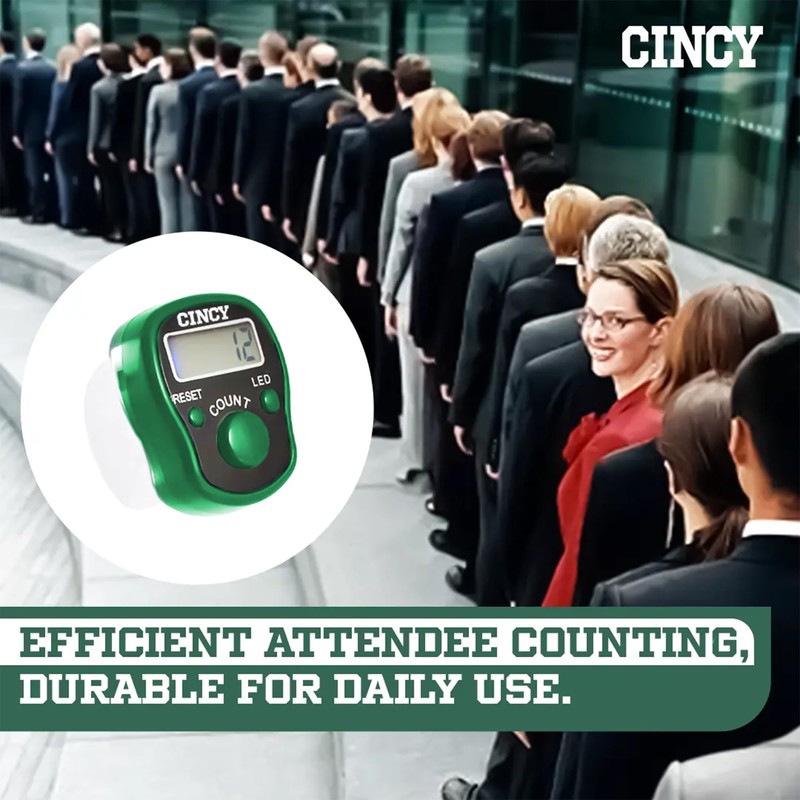 CINCY Click Counter with led Multi Color (Green)