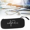 QANYEGN Hard Stethoscope Case, Large Stethoscope Carrying Case, Shockproof EVA