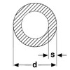 thyssenkrupp round tube made of aluminium, aluminium, material: EN AW-6060