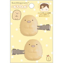 San-X FE29503 Sumikko Gurashi Hair Clip Tonkatsu