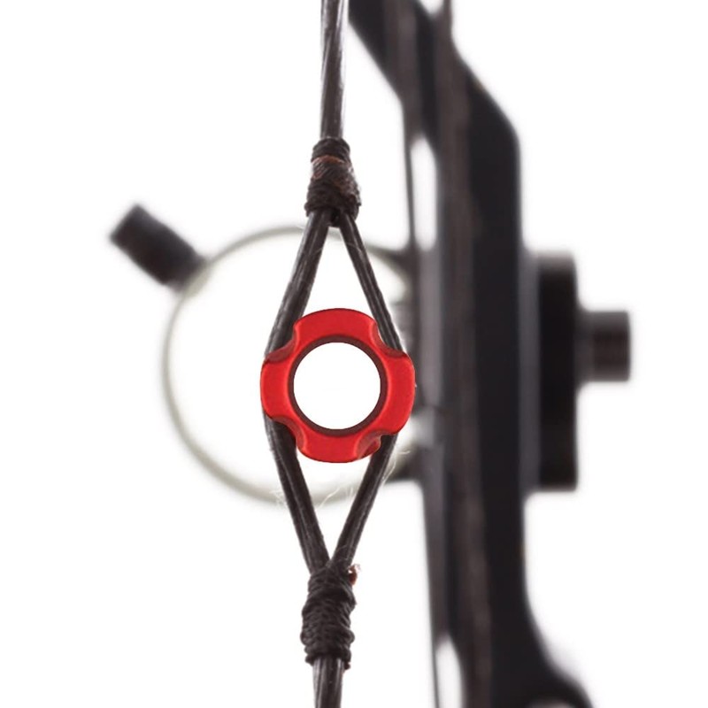 3pcs Archery Peep Sight, Aluminum Alloy 1/4" 1/8" 3/16" Hunting