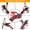 CHEFJOY Multi-function Sit Up Bench, Adjustable Weight Bench with 5