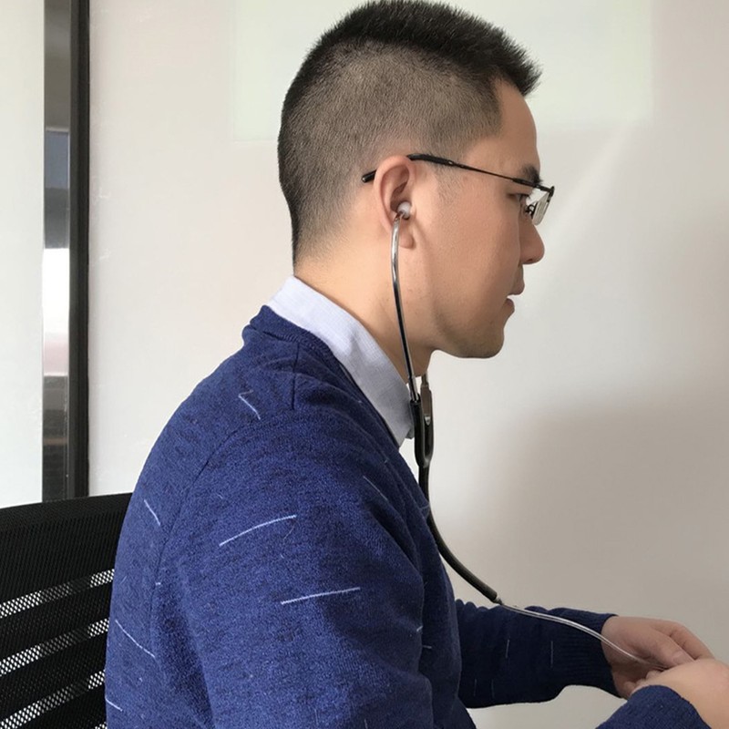 Hearing Aid Stethoscope Professional High Conductivity Low Loss Rate Binaural
