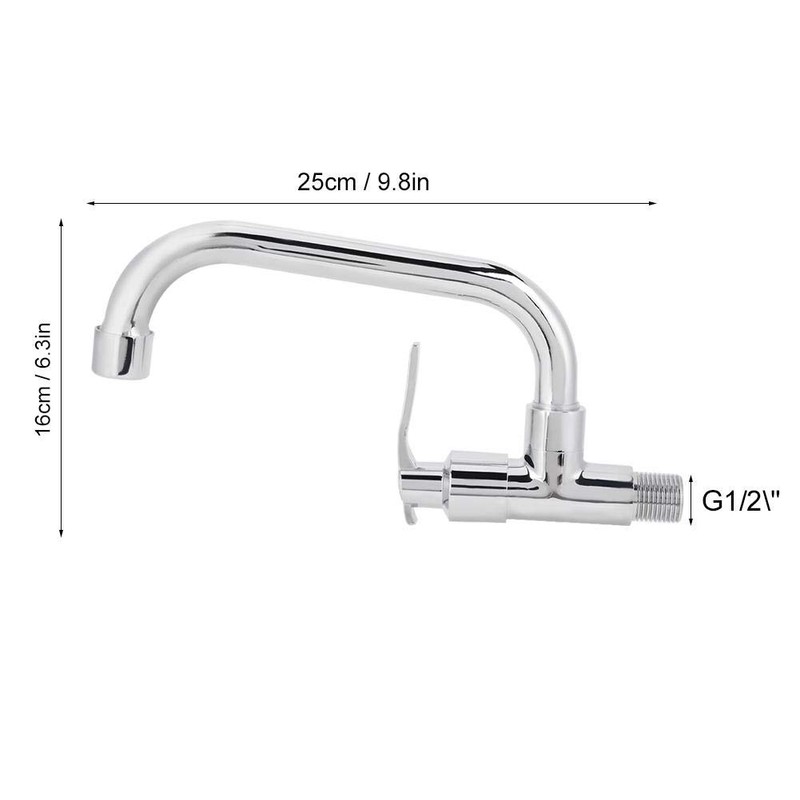 G1/2 Inch Wall Mounted Single Cold Water Tap for Home