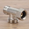 EBTOOLS Set of 2 three-way connector, connection for toilet diverter