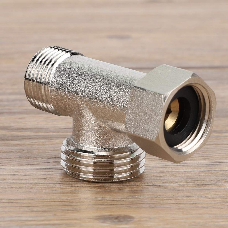 EBTOOLS Set of 2 three-way connector, connection for toilet diverter