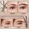 4PCS Eyebrow Pen and Eye Brow Stencil Kit,Waterproof Eyebrow Tinting