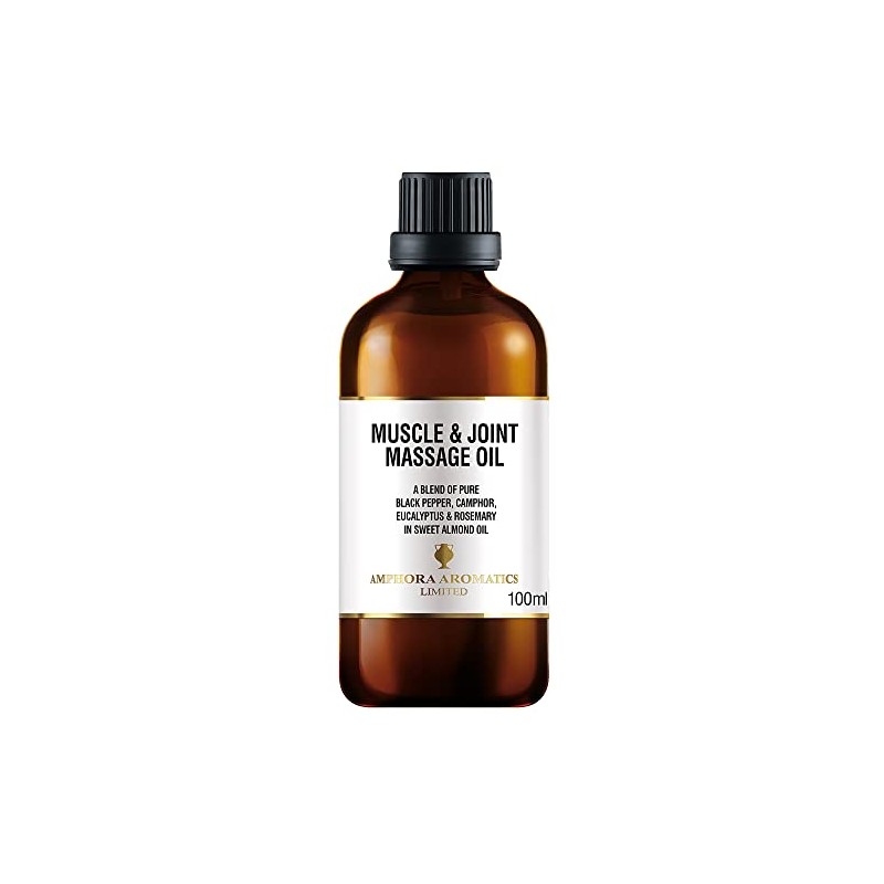 Amphora Aromatics Muscle and Joint Massage Oil 100ml - Glass