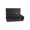 Envelope C6, 162 x 114 mm, black, twine closure, Japanese