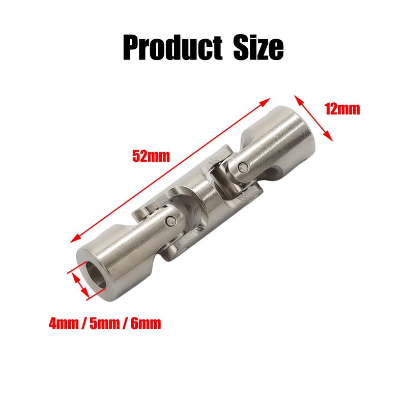 Universal joint coupling shaft motor connection coupling with screws, 4