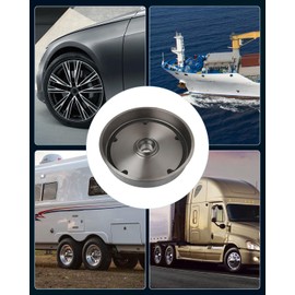 SCITOO Wheel Hub Wheel Bearing Assembly fit Boat Trailer Drum Kit Wheel Hub Kit 12 x 2 6000lb Axle 5 Bolt 68149 & 44649 Black LM67048 x L68149 0 Wheel Hub Bearing Assemblies 1pc