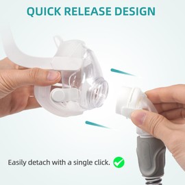 3PCs Replacemet Swivel Elbow Connector for Airfit F20 F30, 22mm Connectors for Airtouch F20 & F30 Series, ItAll Supplies for CPAP Users (3 Packs)