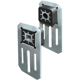 Schellenberg 87068 Silent Running Wall Bearing Kit for Roller Shutters, Silver/Black, Mini o Maxi