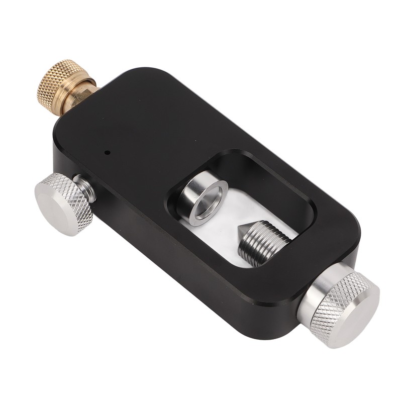 Aluminium Alloy Diving Oxygen Cylinder Refill Adapter Black Anti Rust