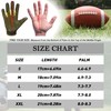 HANDLANDY American Football Gloves Men, Sticky Wide Receiver Grip Gloves,