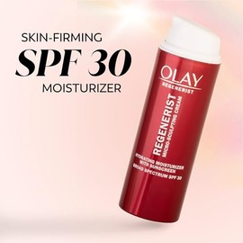 Hidratante facial de Olay Regenerist Crema Micro-Escultora con SPF 30 de amplio espectro 1.7 oz