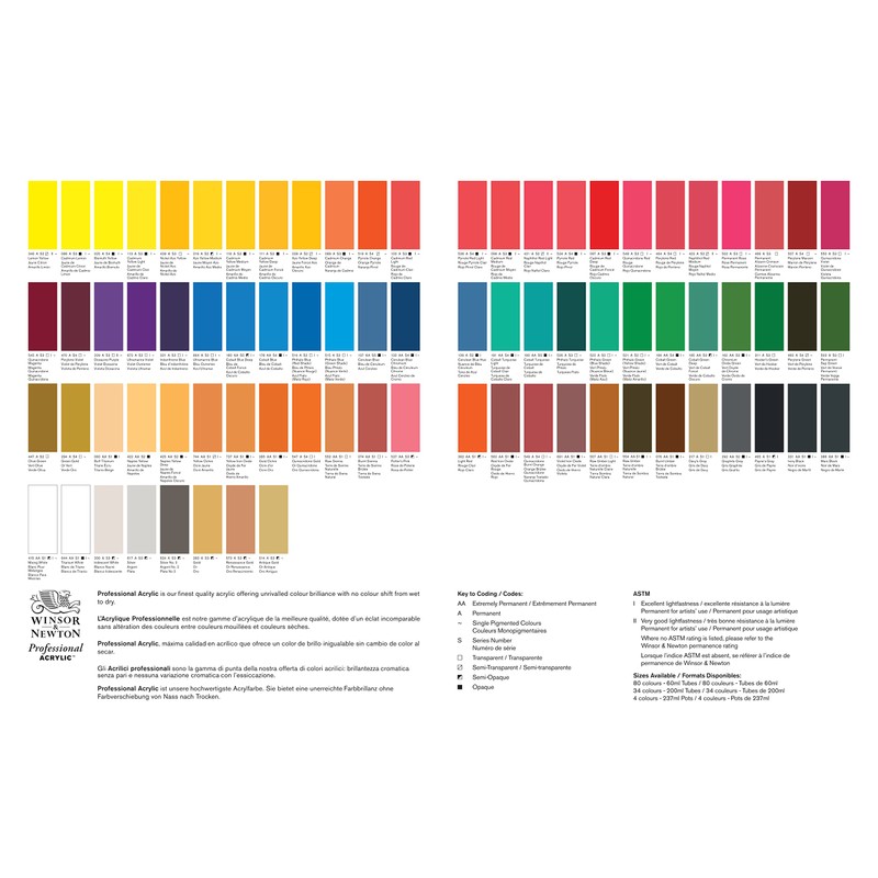 Winsor & Newton Professional Acrylic Colour, 60 ml - Ultra