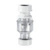 McAlpine TUN5-CL Tunvalve Straight Through (Clear), White