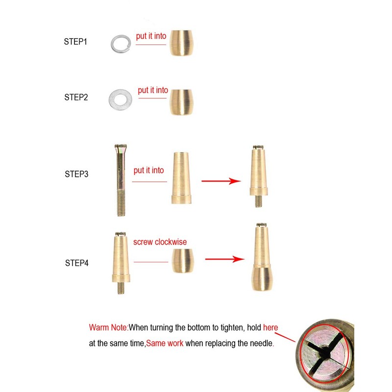 Becho 5 Needles Hand Stitching Kit Copper Handle Sewing Awl