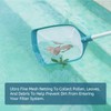 POOLWHALE Upgrades Swimming Pool Leaf Net Skimmer Rake with Adjustable
