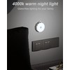 SMASOON 3-Pack Battery Operated Motion Sensor Lights, Stick-On Night Light,