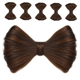WOONEKY 6pcs Bowknot Hair Clips with Integrated Duckbill Claw for Secure Hold Lightweight Styling Accessories for Women for Events Short Hair and Voluminous Buns