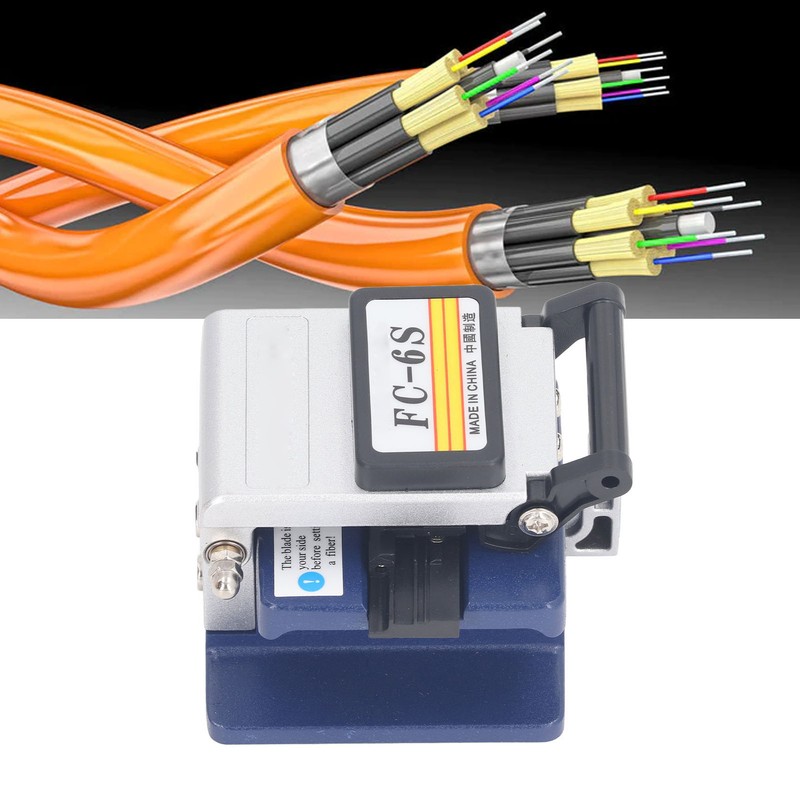 Fiber Optic Cleaver High Accuracy 12 Surfaces Blade Optical Fiber