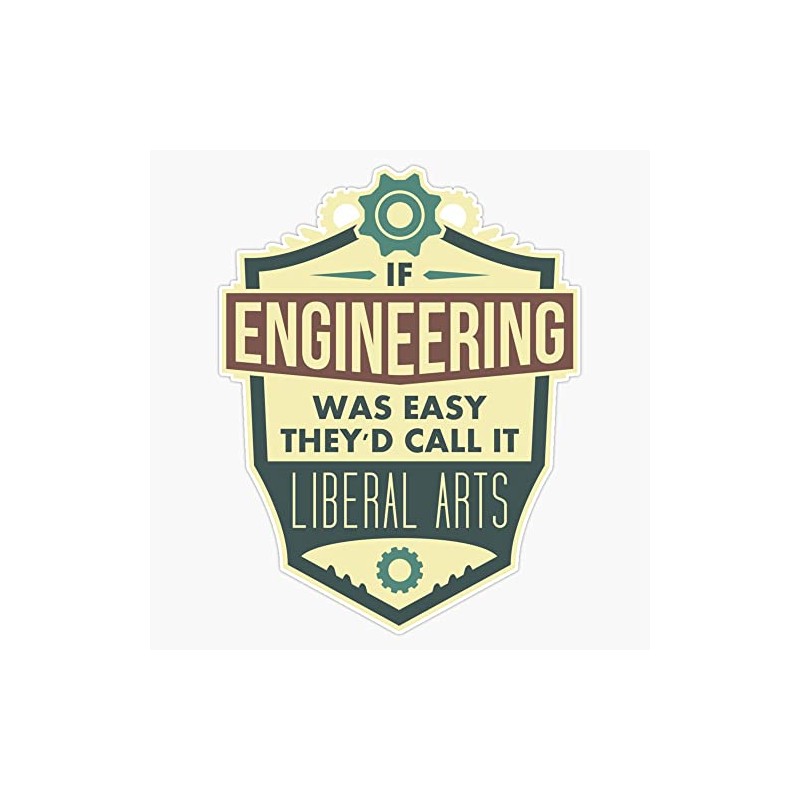 Engineering Bumper Sticker Vinyl Decal 5 inches